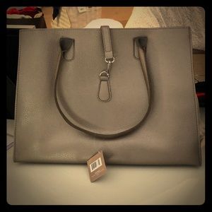 Brand new silver tote bag